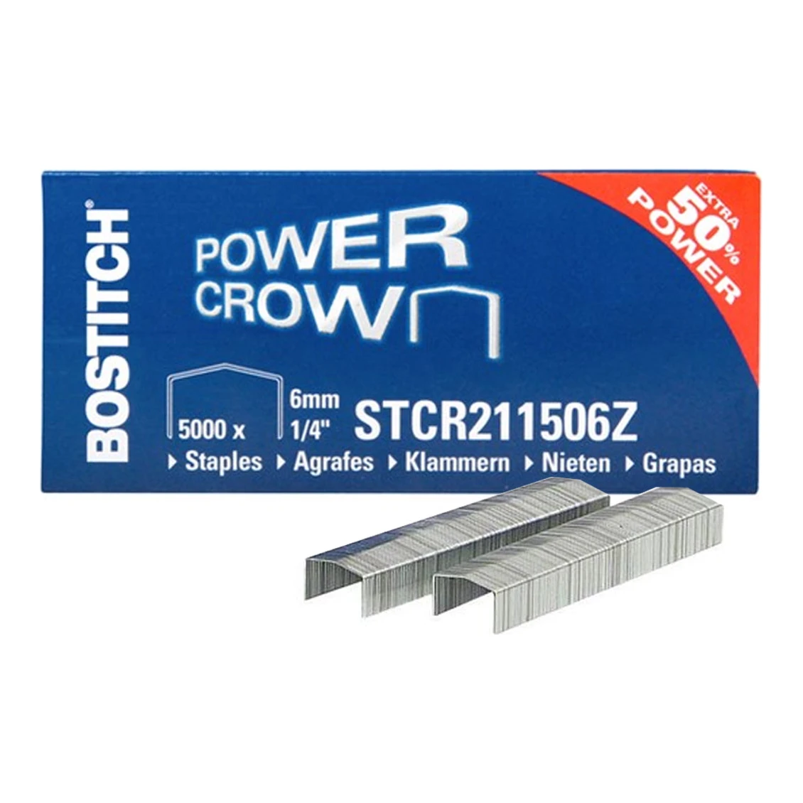 Bostitch B8 power crown nietjes (5000 stuks)