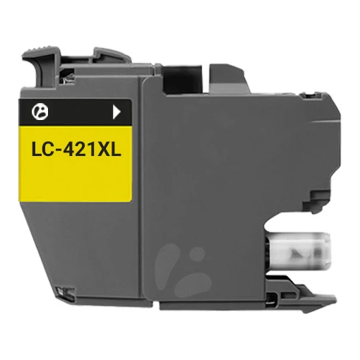 Huismerk Brother LC-421Y XL inktcartridge geel