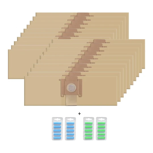 Hako Compacto / Tennant V5 stofzuigerzakken 20 stuks + 20 geurstaafjes (eigen merk)