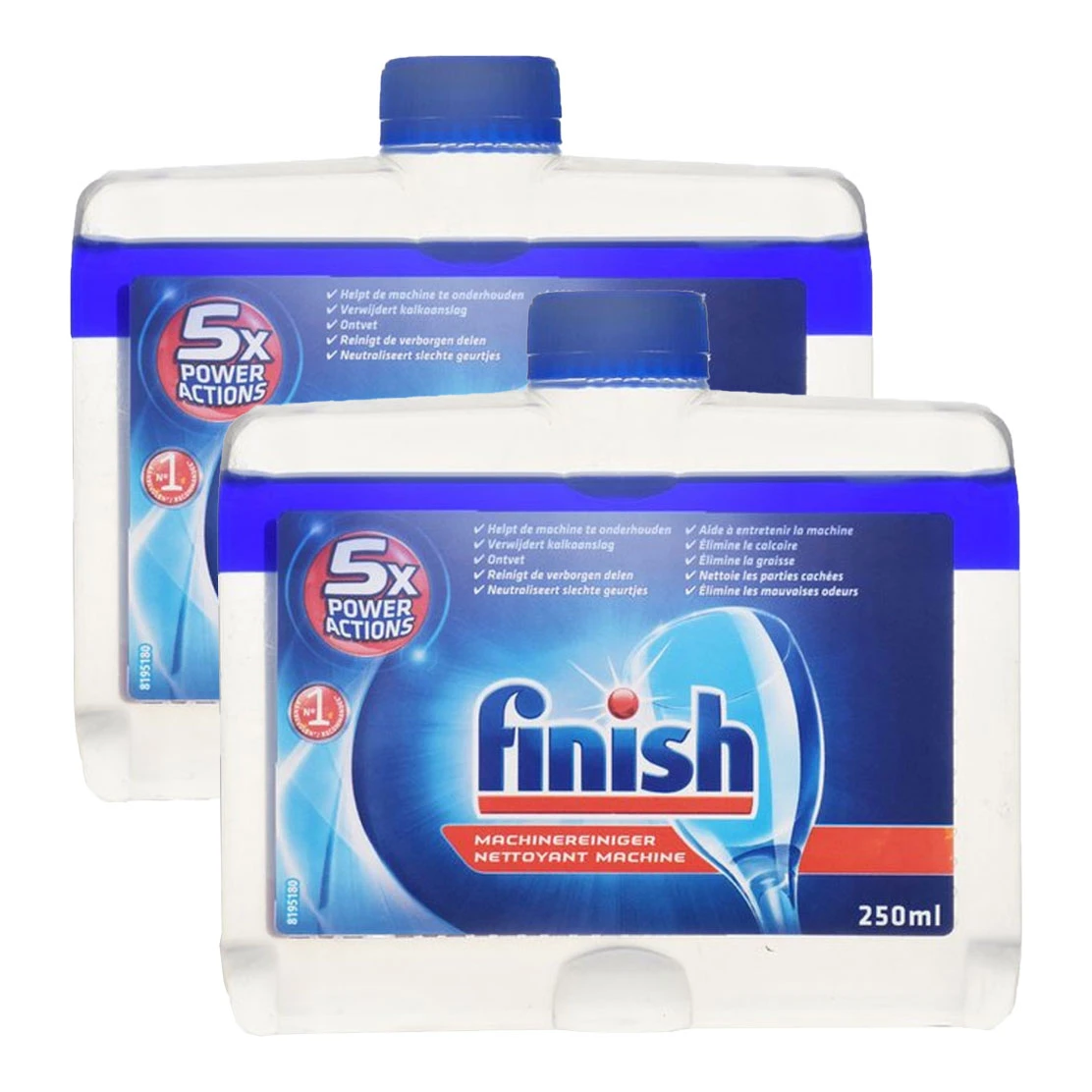 Finish vaatwasser reiniger Regular (2x250 ml)