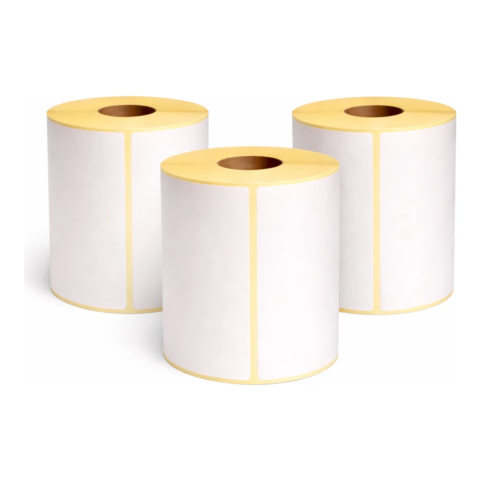 3x Zebra compatible labels, 70 mm x 50 mm