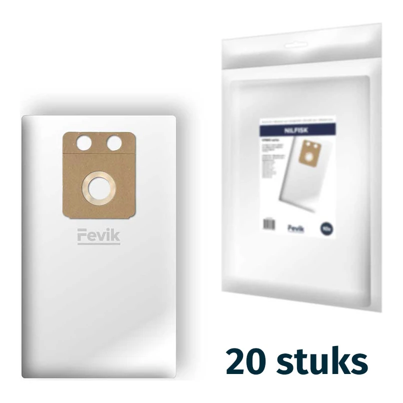 Nilfisk VP600 stofzuigerzakken 20 stuks (eigen merk)