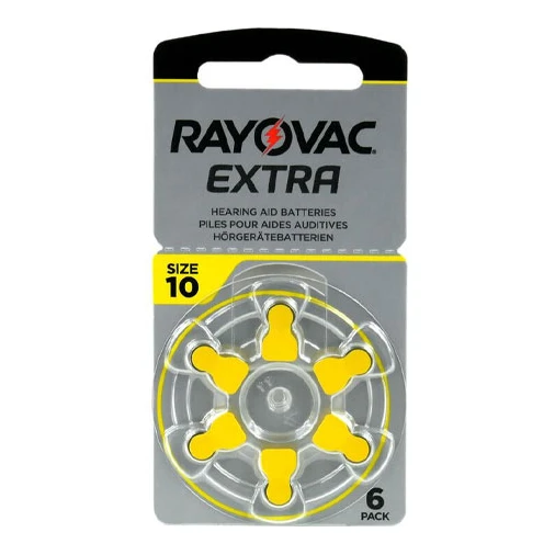 Rayovac 10 Extra Advanced gehoorapparaat batterijen (6 stuks)
