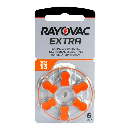 Rayovac 13 Extra Advanced gehoorapparaat batterijen (6 stuks)
