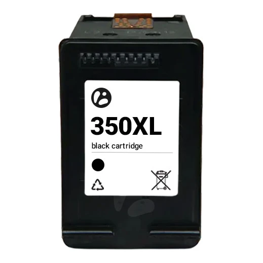 Huismerk HP 350XL (CB336EE) inktcartridge zwart