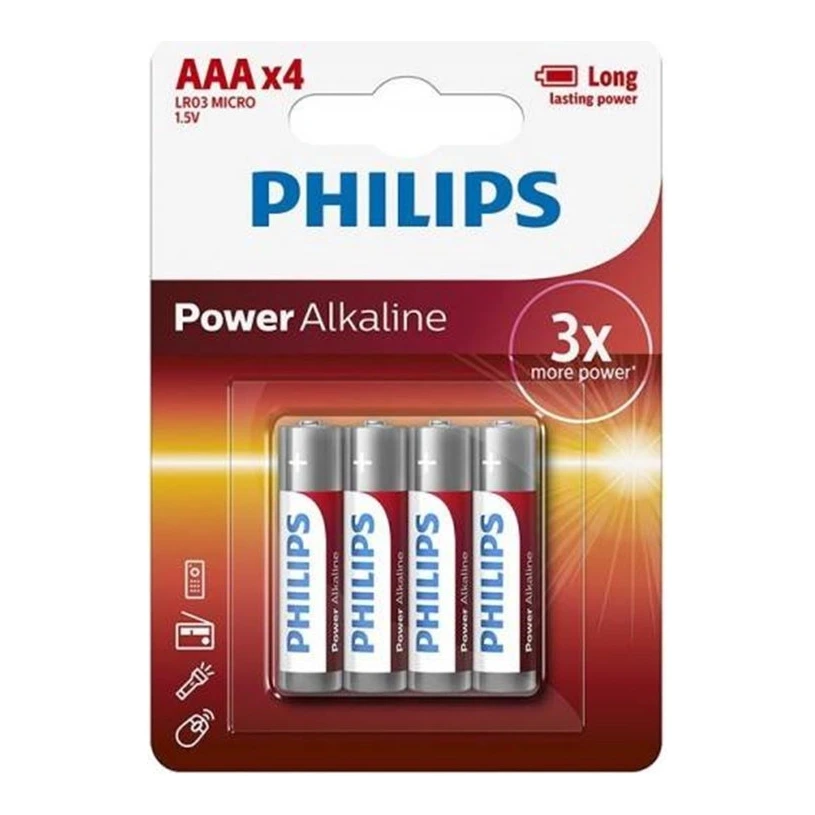 Philips Power AAA batterijen 4-pack