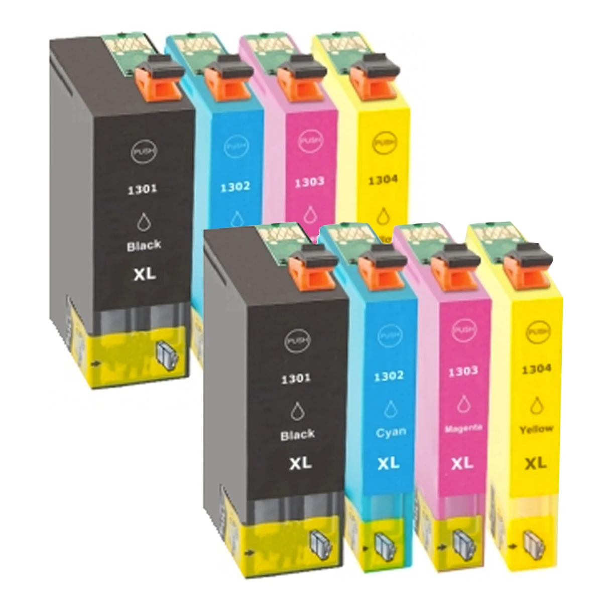 2x Huismerk Epson T1306 XL inktcartridges voordeelbundel