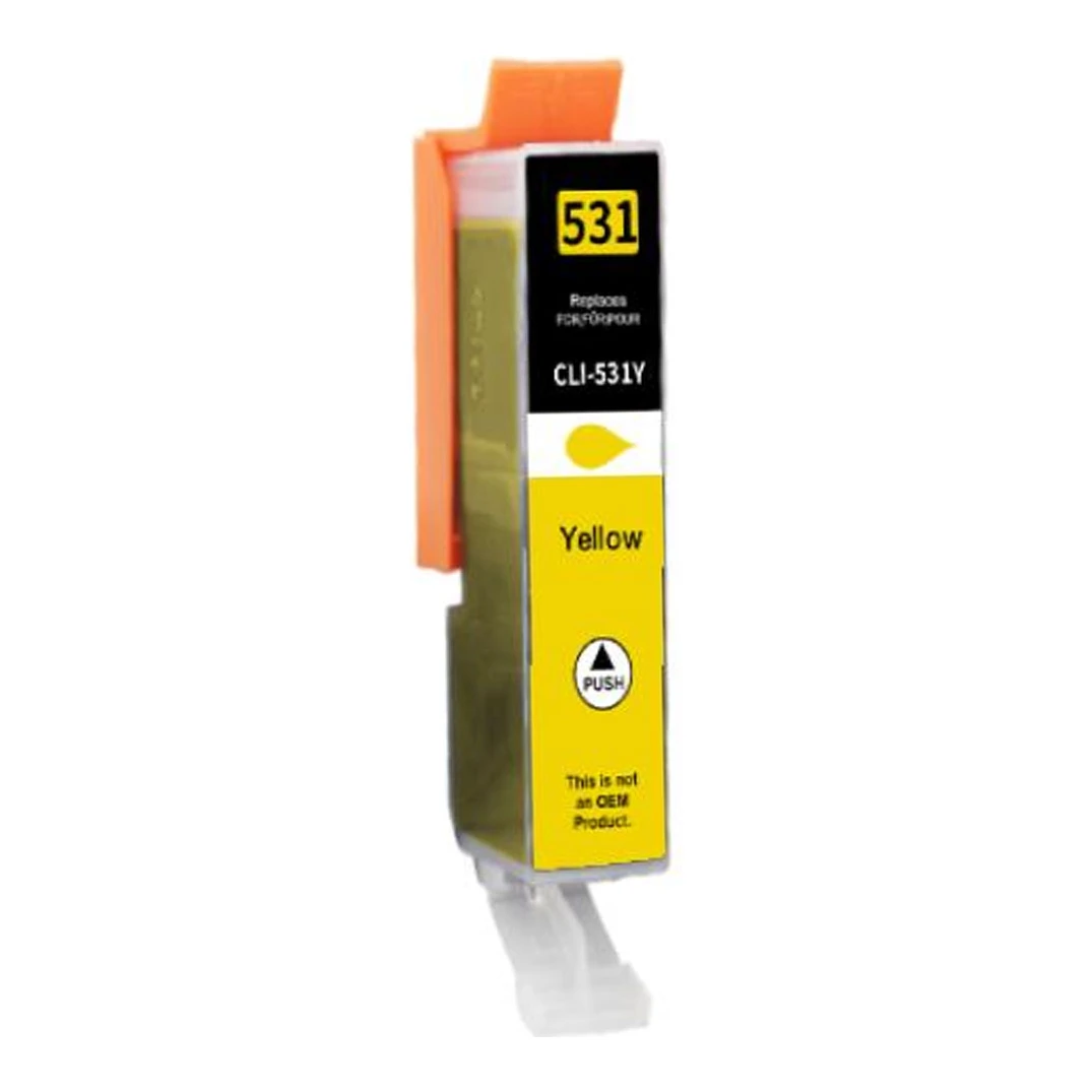 Huismerk Canon CLI-531Y inktcartridge geel