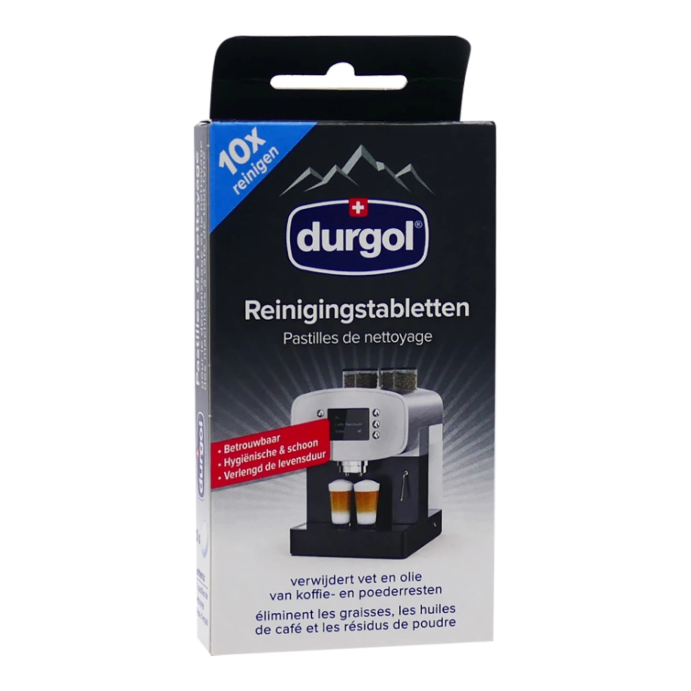 Durgol reinigingstabletten 10 tabs á 1,6 gr Ø15 mm