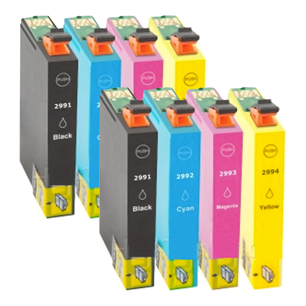 2x Huismerk Epson 29 XL (T2996) inktcartridges voordeelbundel