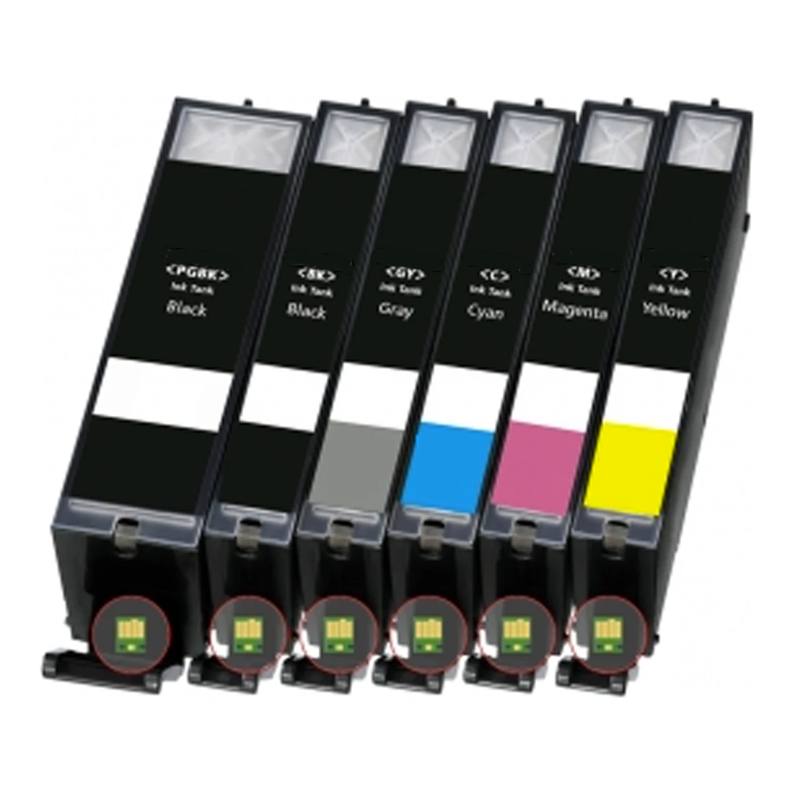Huismerk Canon PGI-570 XL + CLI-571 XL inktcartridges voordeelbundel (6set)