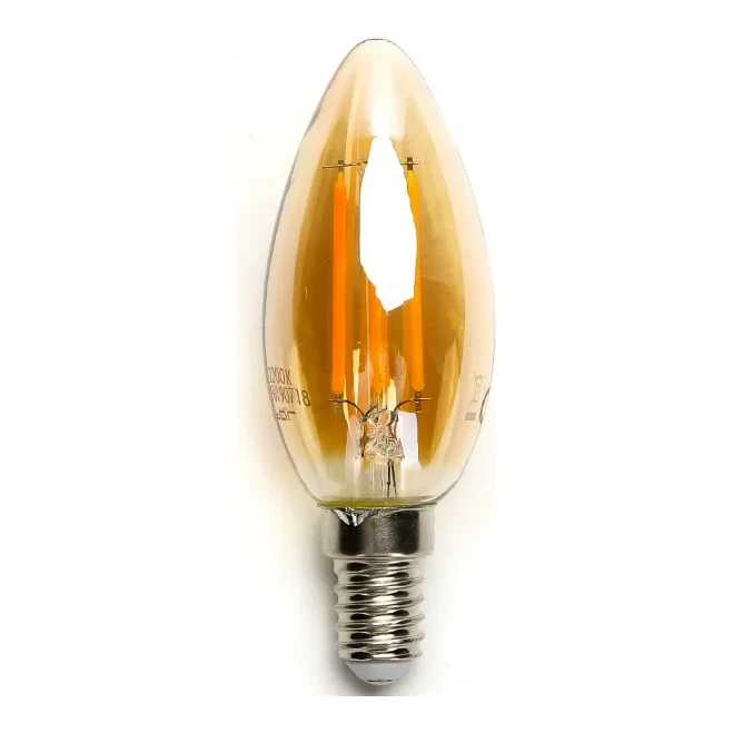 E14 LED Filament lamp | Kaars C35 | 2200K warm wit | 4W (35W)
