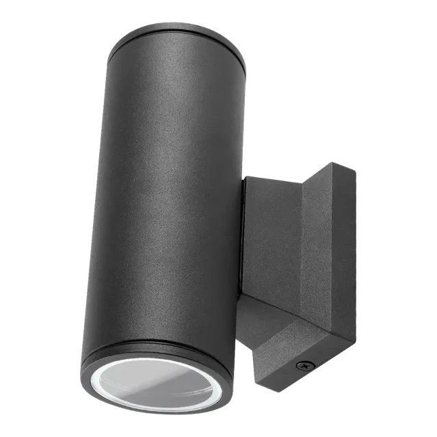 GU10 LED wandlamp | IP65 | Up en Down | Rond | Zwart