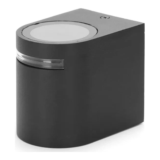 GU10 LED wandlamp | IP65 | Metaal | Vierkant | Zwart