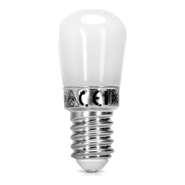 E14 LED koelkast lamp | Buis T22 | 3000K warm wit | 2W (19W)