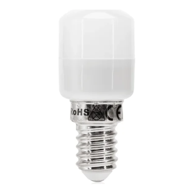 E14 LED koelkast lamp | Buis T26 | 3000K warm wit | 2,5W (23W)