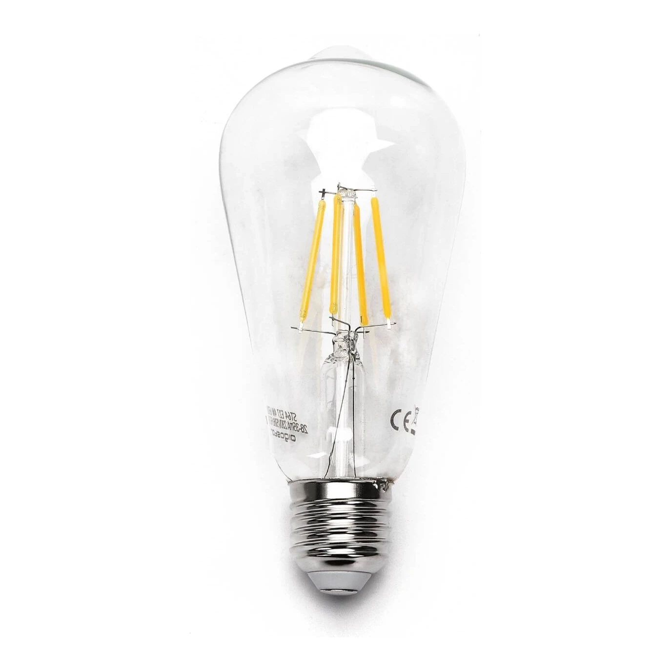 E27 LED Filament lamp | Edison ST64 | 6500K daglicht wit | 12W (89W)