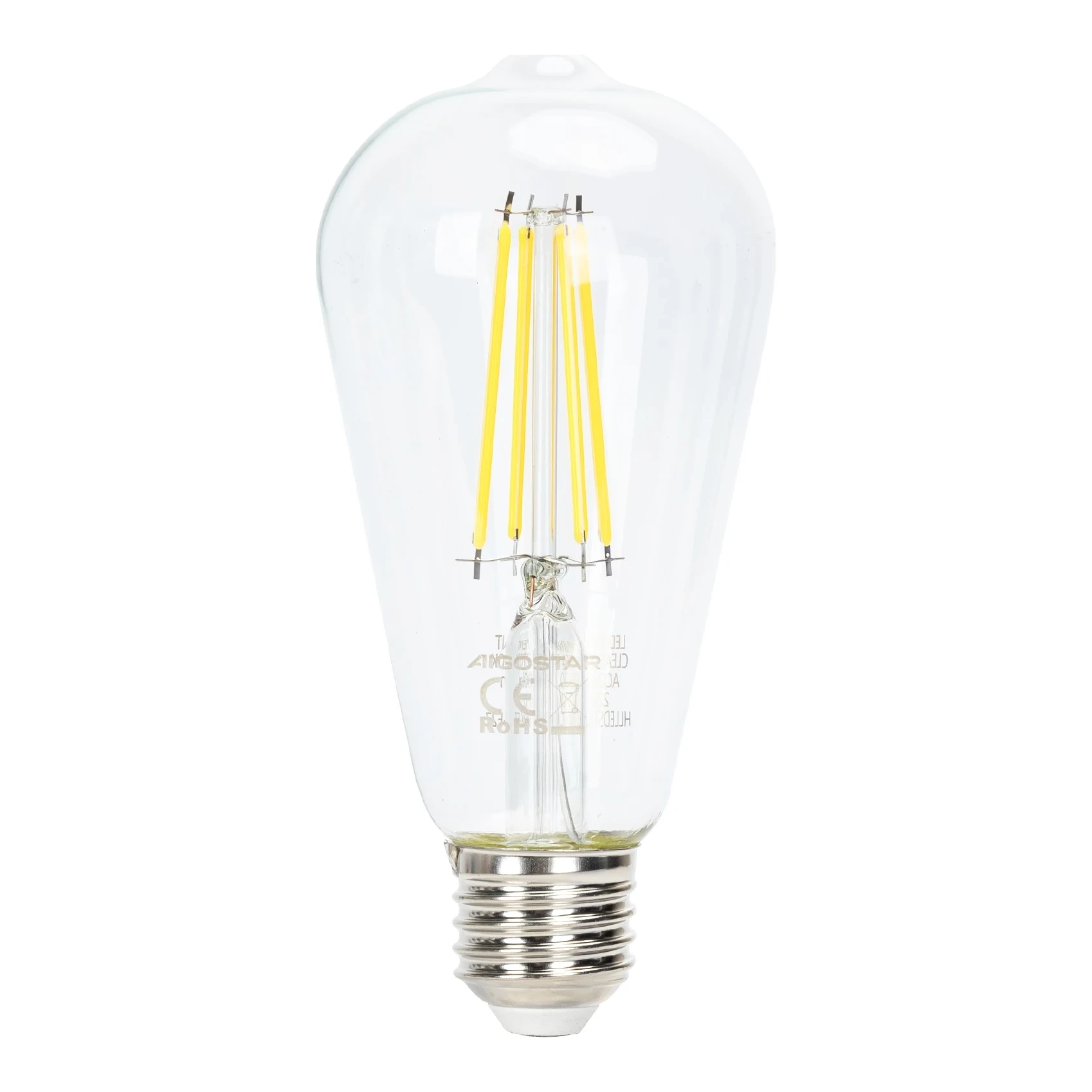 E27 LED Filament lamp | Edison ST64 | 2700K warm wit | Dimbaar | 6W (51W)