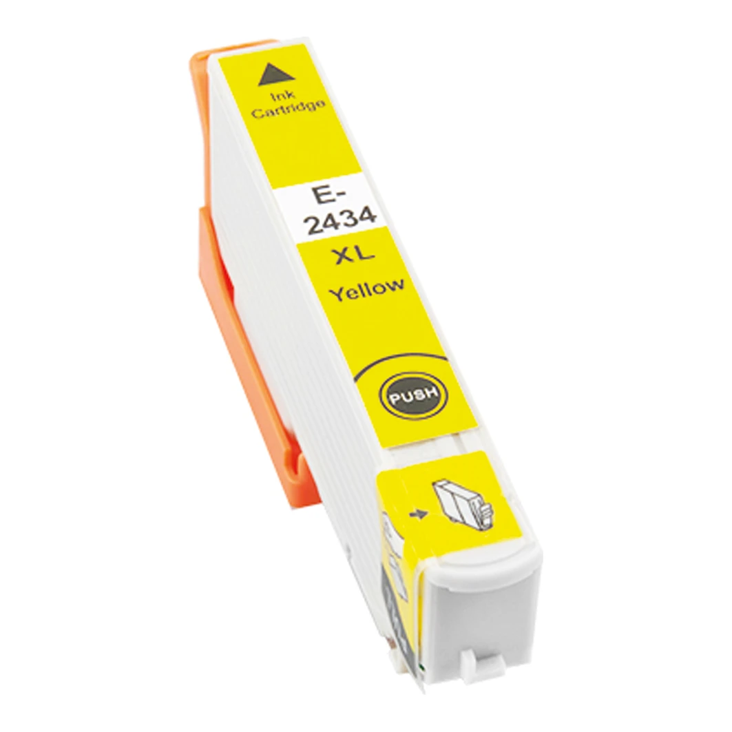 Huismerk Epson 24 XL (T2434) inktcartridge geel