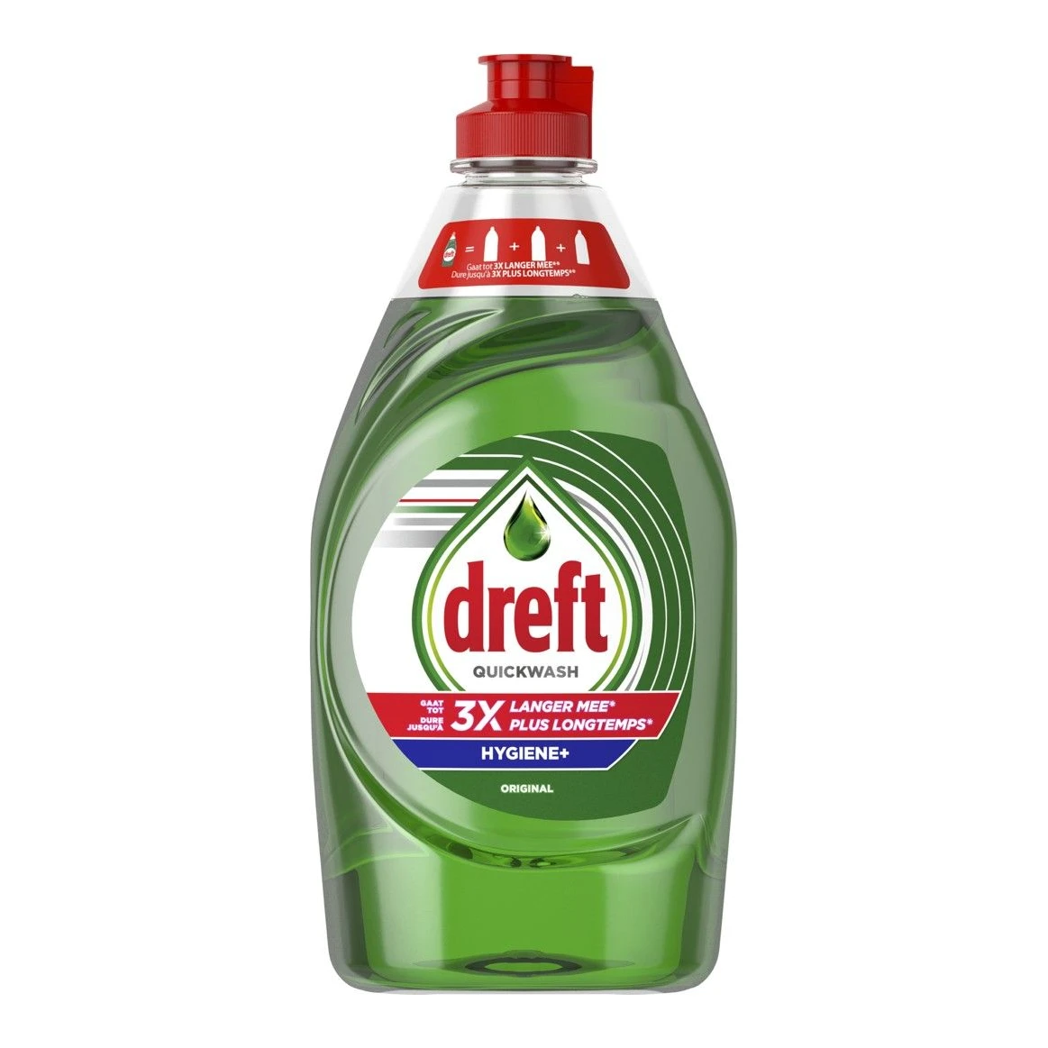 Dreft Quickwash afwasmiddel hygiene+ original (450 ml)