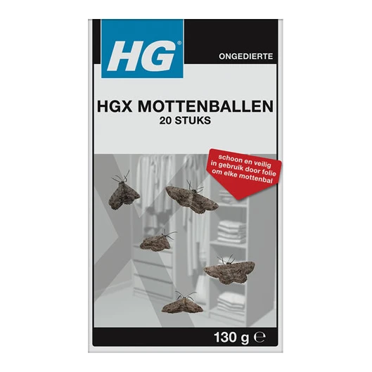 HGX mottenballen (20 stuks)