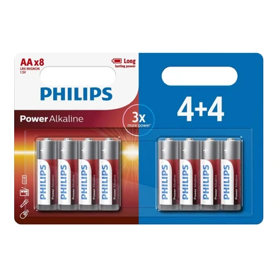 Philips Power AA batterijen 8-pack