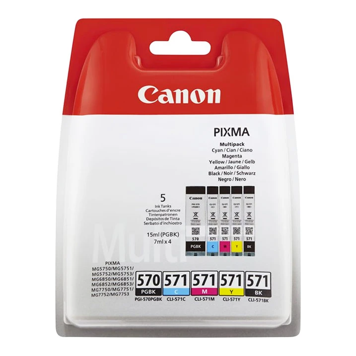 Canon PGI-570/CLI-571 (0318C004) voordeelbundel (origineel)