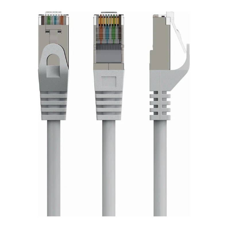 FTP Cat6 netwerkkabel/internetkabel grijs (1 m)