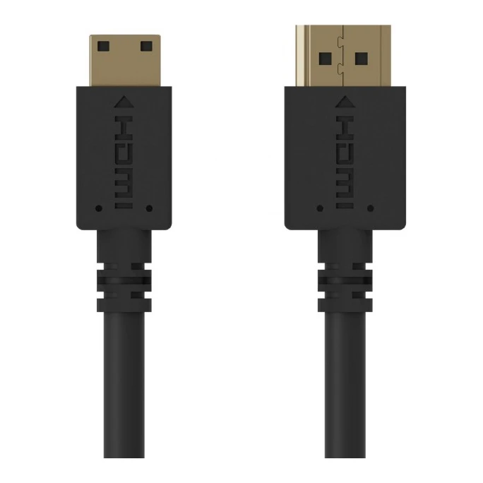 High Speed Mini HDMI-kabel met Ethernet 4K (1,8 m)