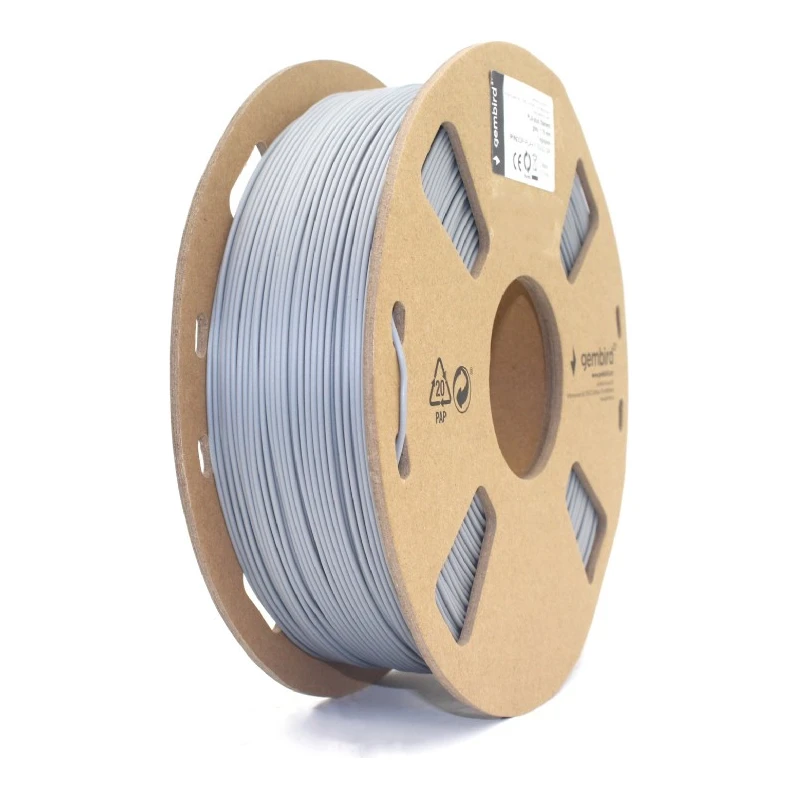 PLA 3D printer PLA filament 1,75 mm grijs (1 kg)