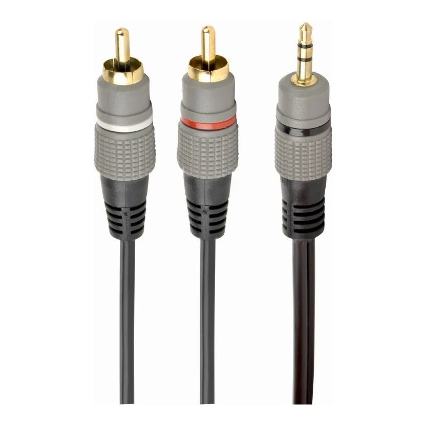 Premium jack 3,5 mm (AUX) naar tulp (RCA) kabel stereo (2,5 m)