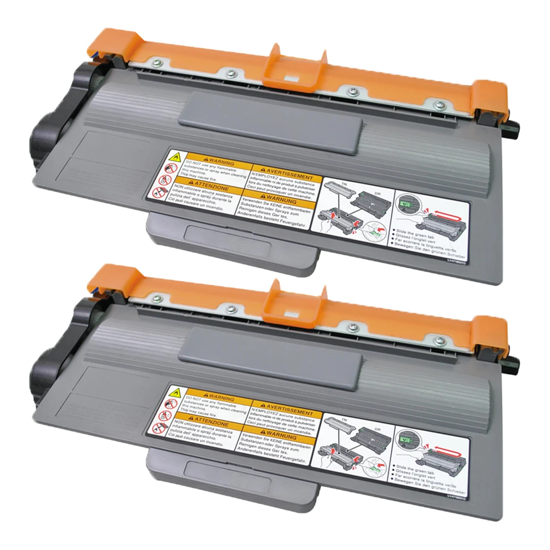 2x Huismerk Brother TN-3380 toner zwart hoge capaciteit