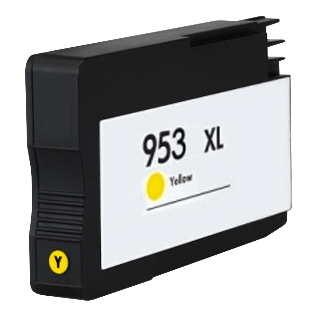 Huismerk HP 953XL (F6U18AE) inktcartridge geel