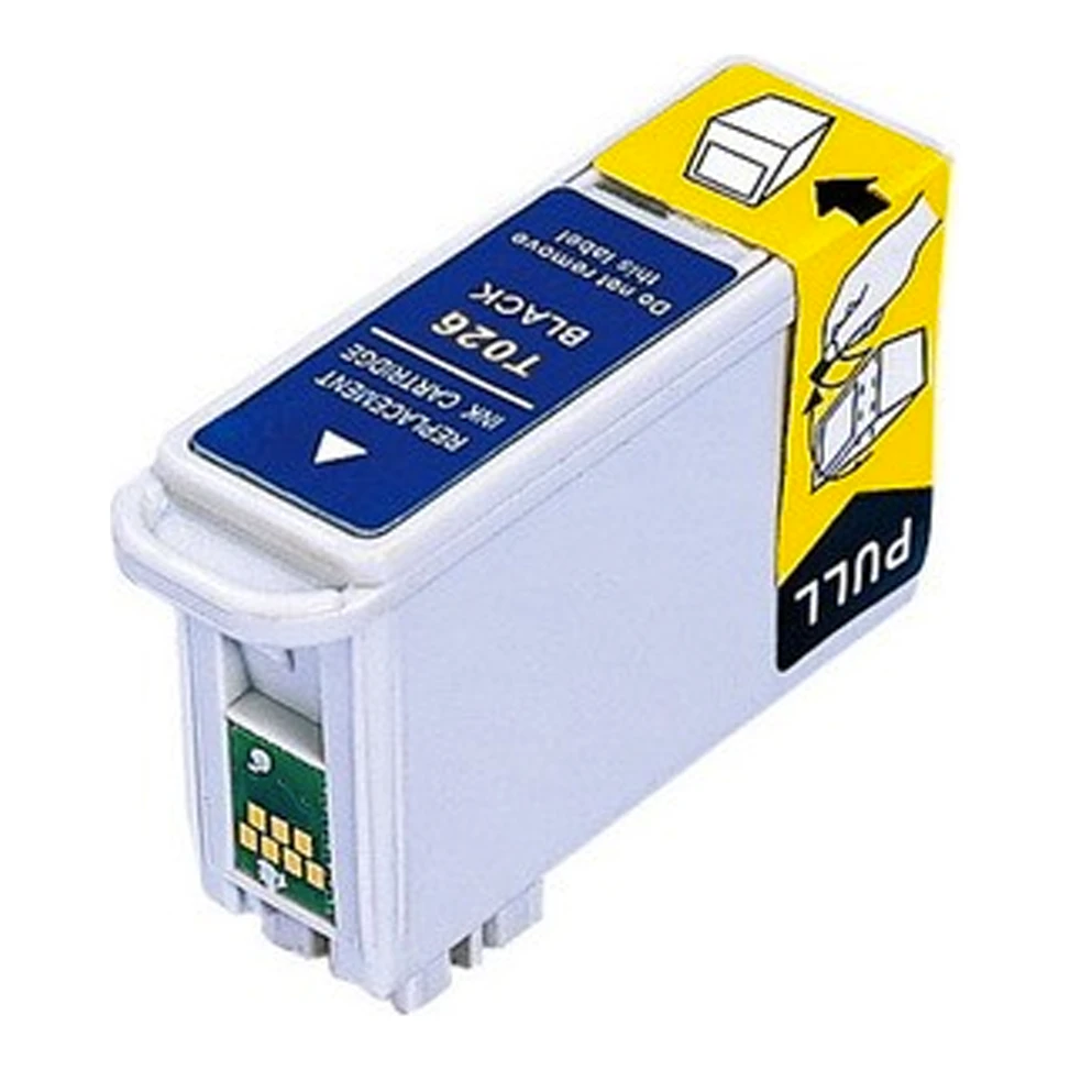 Huismerk Epson T026 inktcartridge zwart