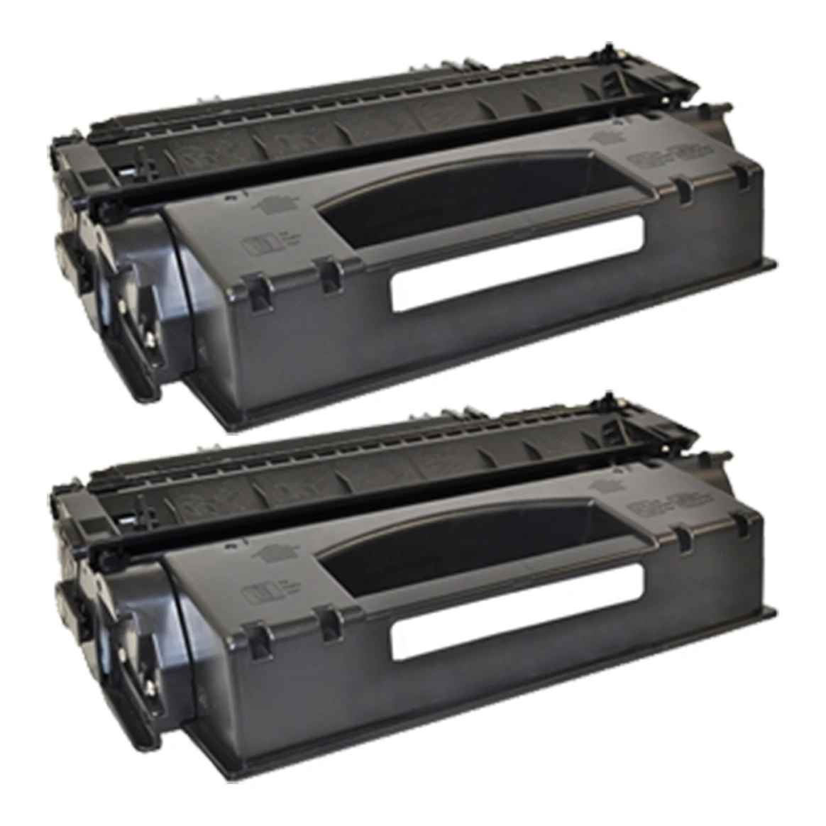 2x Huismerk HP 53X (Q7553X) toner zwart hoge capaciteit