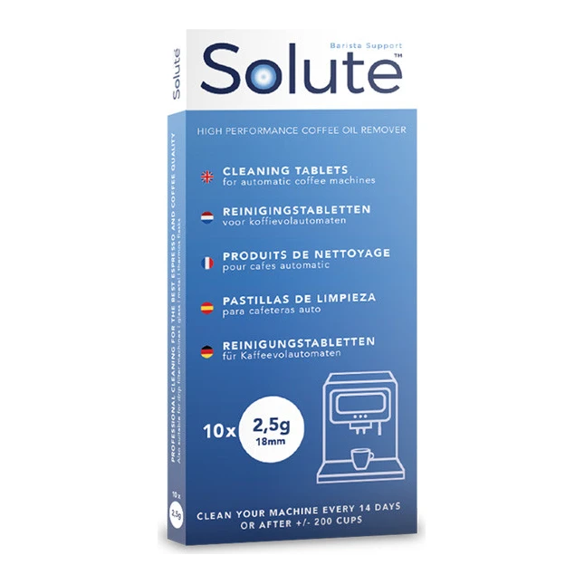 Solute reinigingstabletten 10 tabs á 2,5 gr Ø18 mm
