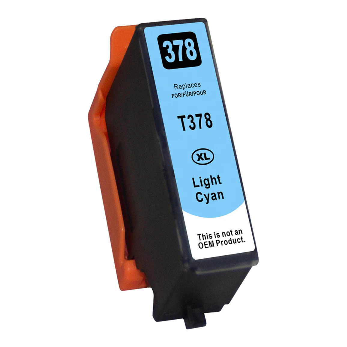 Huismerk Epson 378 XL (T3785) inktcartridge licht cyaan