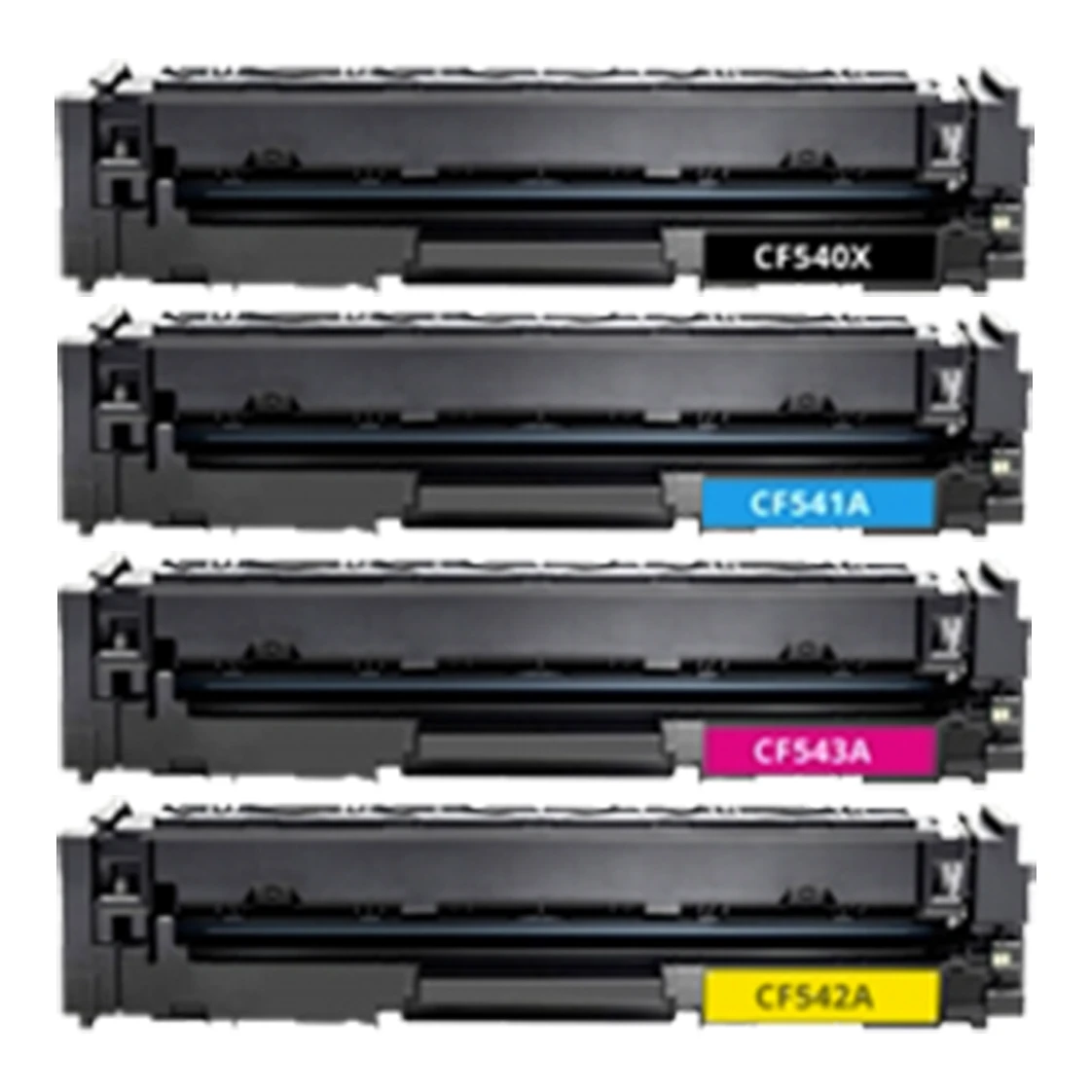 Huismerk HP 203X (CF540X-CF543X) toners voordeelbundel hoge capaciteit