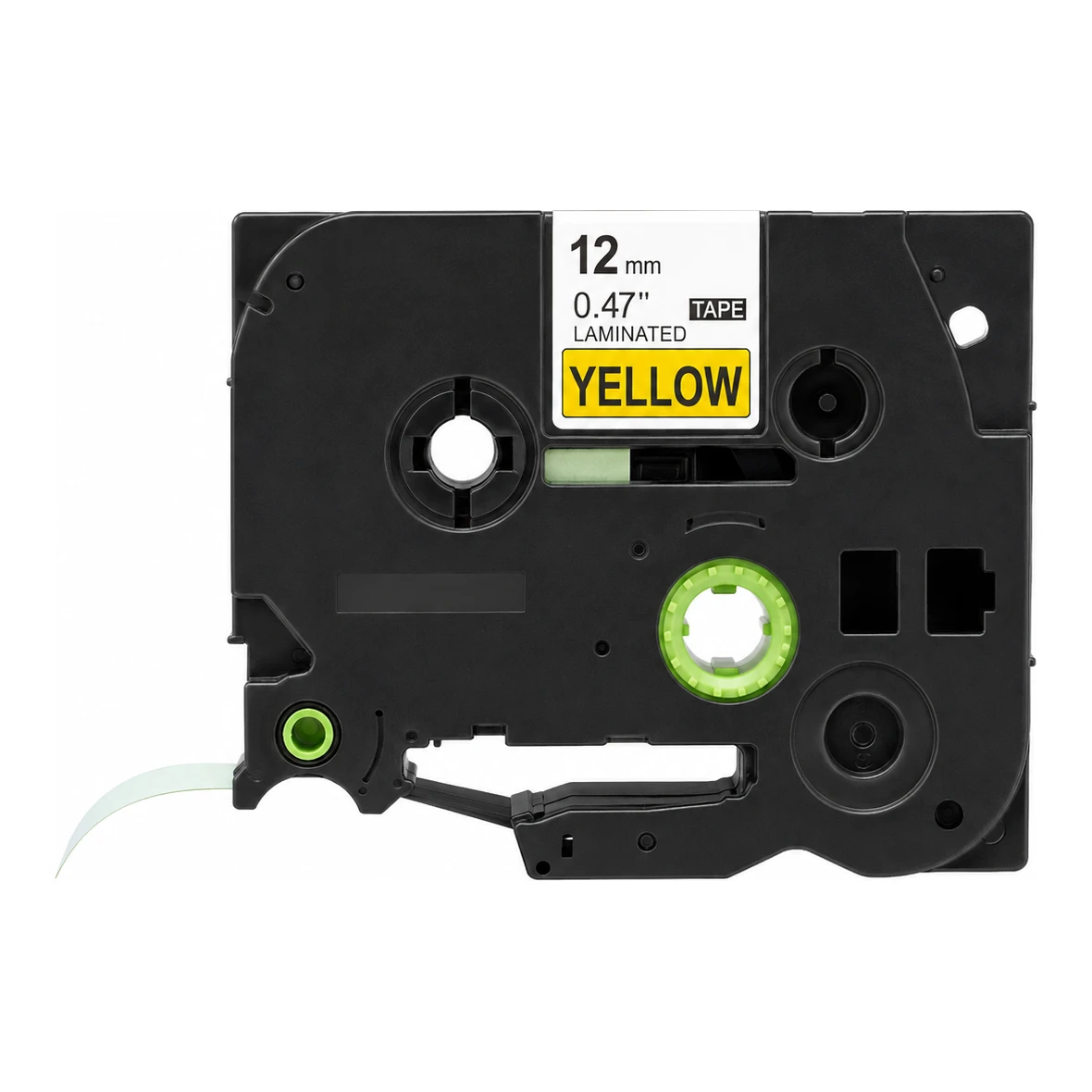 Huismerk vervangt Brother TZe-631 tape zwart op geel (12 mm)