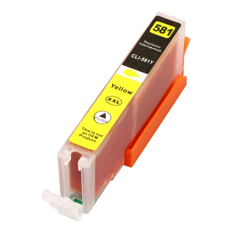 Huismerk Canon CLI-581Y XXL (1997C001) inktcartridge geel