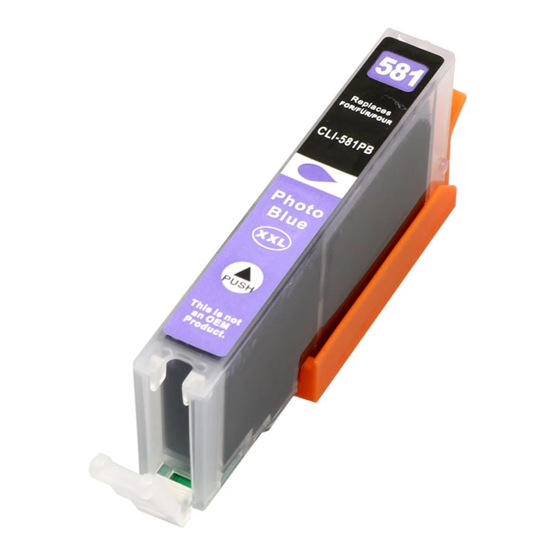 Huismerk Canon CLI-581PB XXL (1999C001) inktcartridge foto blauw