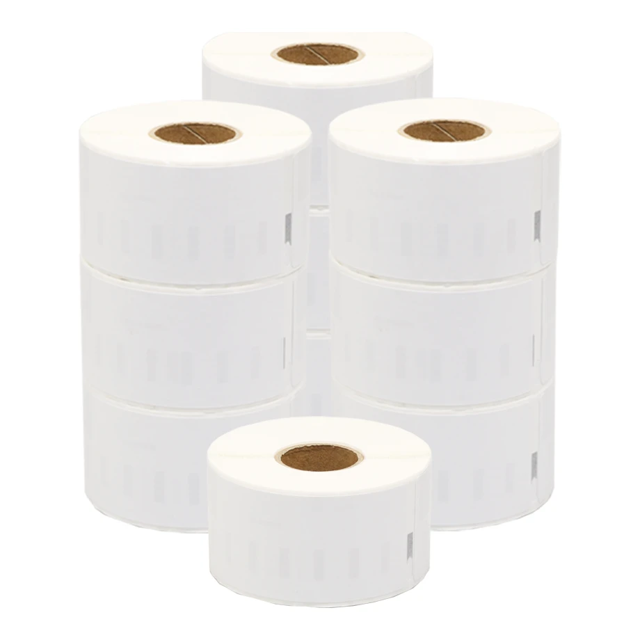 10x Dymo 99012 / S0722400 compatible labels, 36 mm x 89 mm