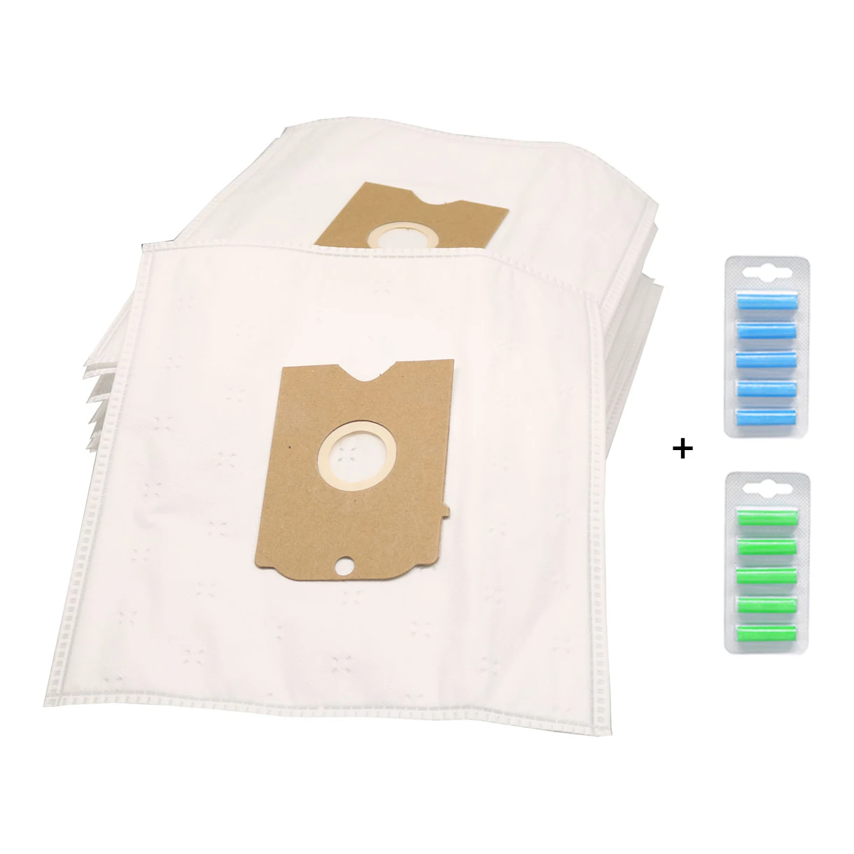 Bosch Type K stofzuigerzakken 10 stuks + 10 geurstaafjes + gratis filter (eigen merk)