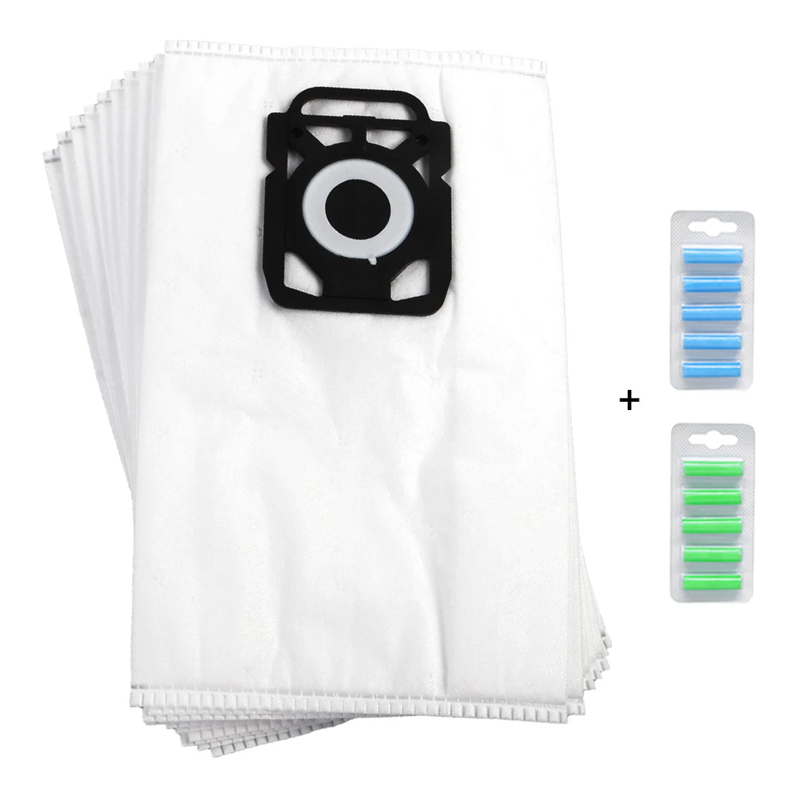 Nilfisk Elite/King series 3-D stofzuigerzakken 10 stuks + 10 geurstaafjes (eigen merk)