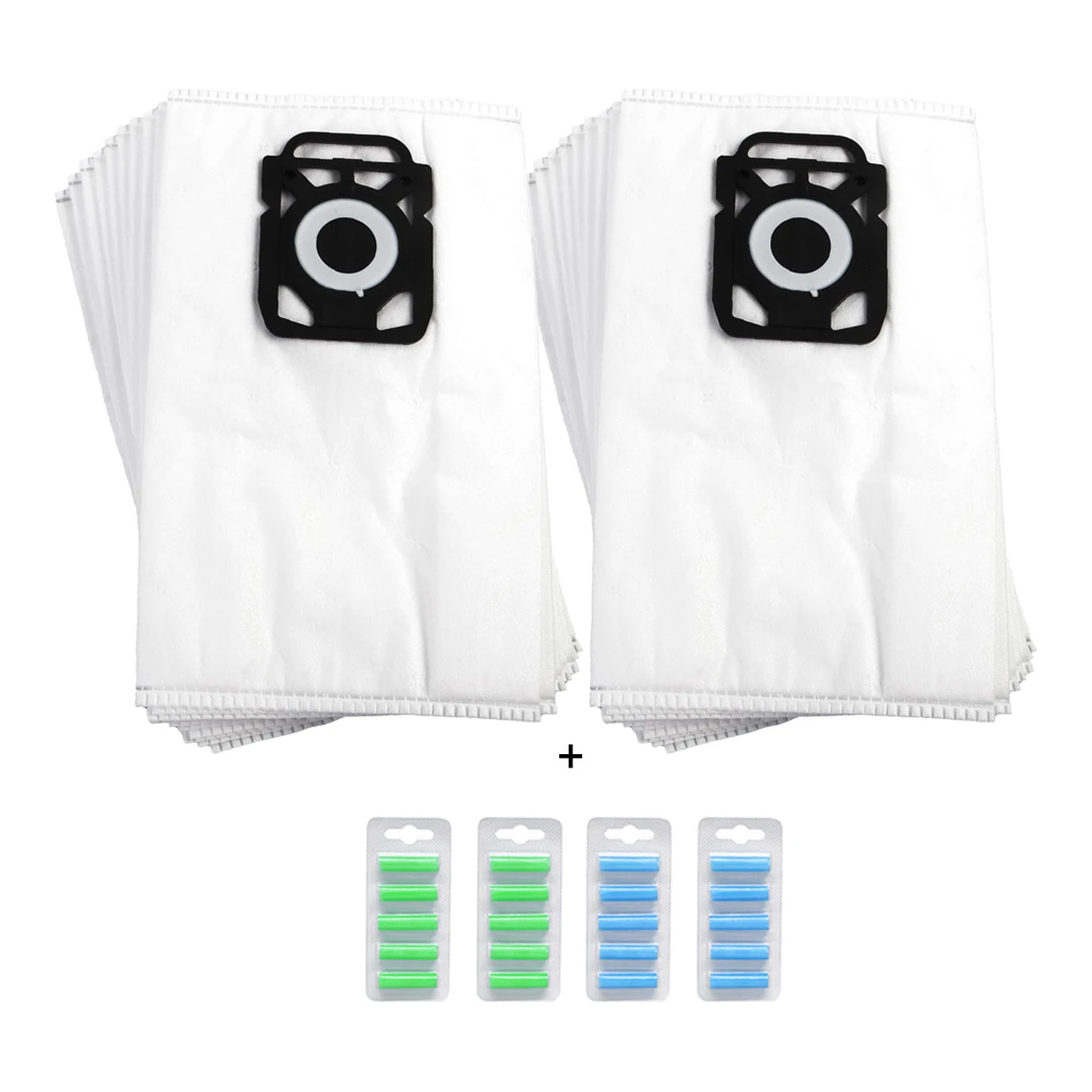 Nilfisk Elite/King series 3-D stofzuigerzakken 20 stuks + 20 geurstaafjes (eigen merk)