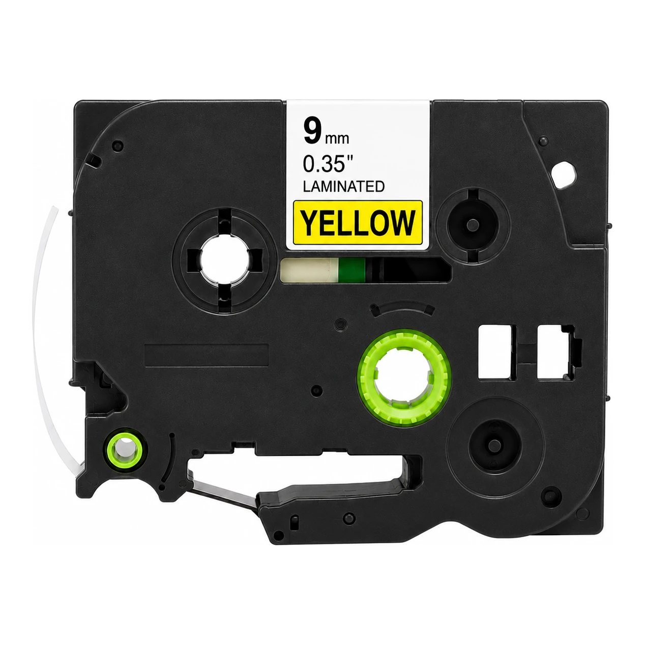 Huismerk vervangt Brother TZe-621 tape zwart op geel (9 mm)