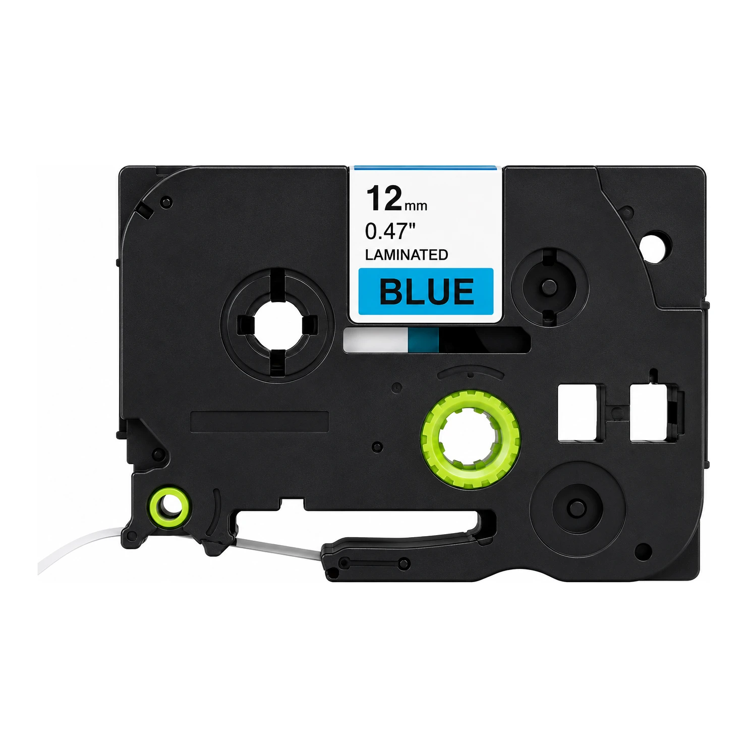 Huismerk vervangt Brother TZe-531 tape zwart op blauw (12 mm)