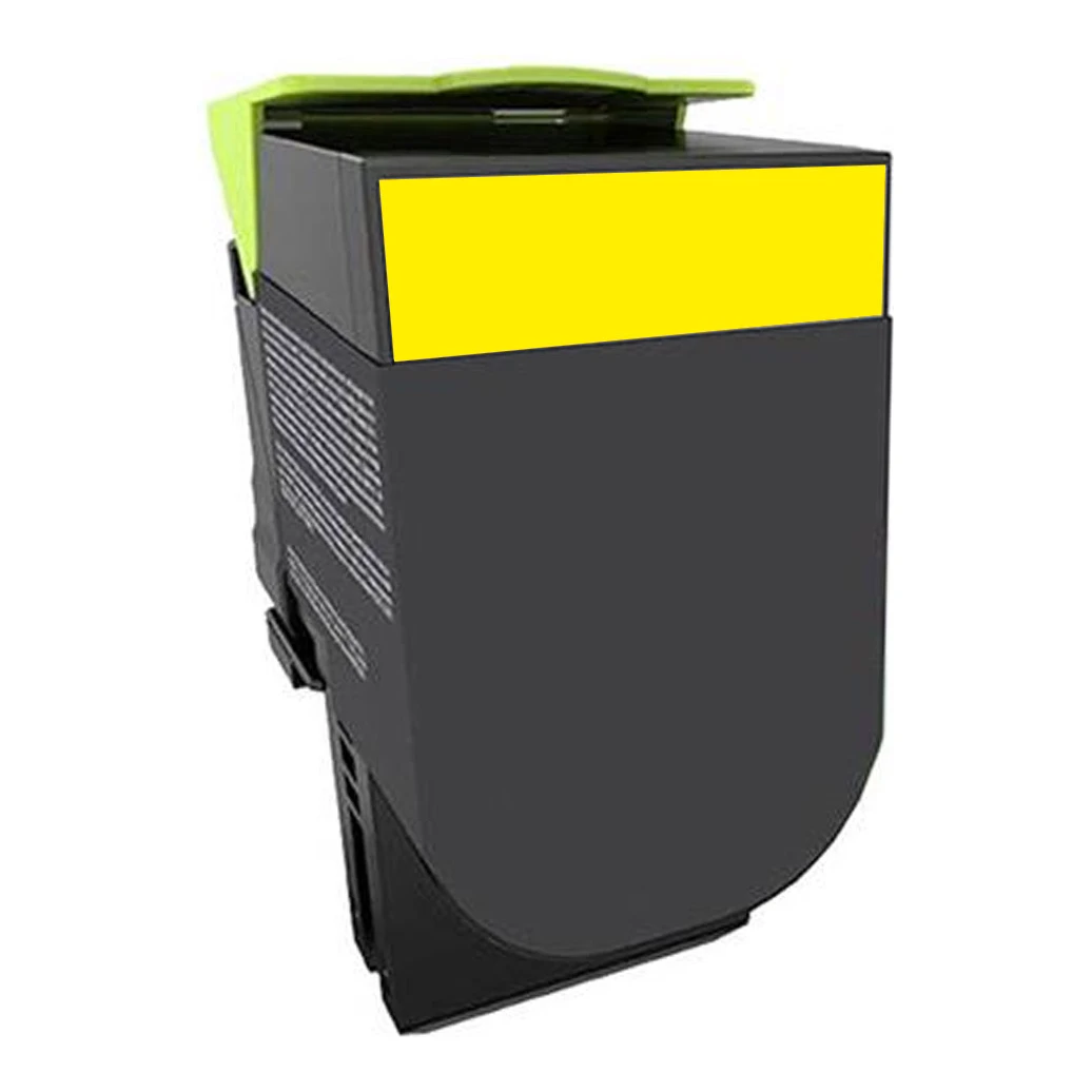 Huismerk Lexmark 802SY (80C2SY0) toner geel 