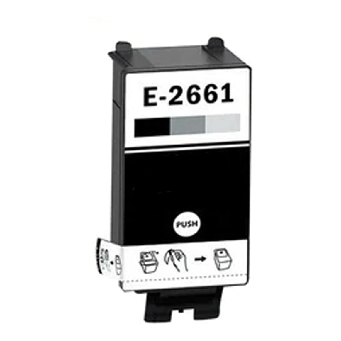 Huismerk Epson T266 inktcartridge zwart