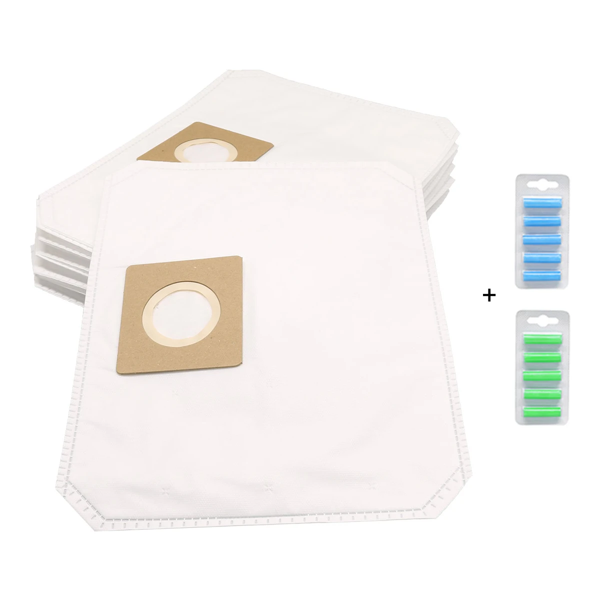 Makita DVC260 stofzuigerzakken 10 stuks + 10 geurstaafjes (eigen merk)